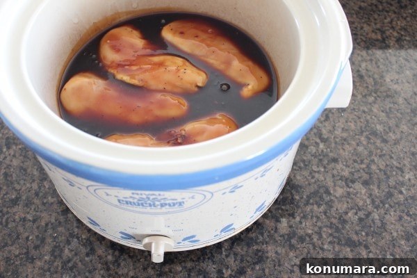 Slow Cooked Korean BBQ Chicken Recipe