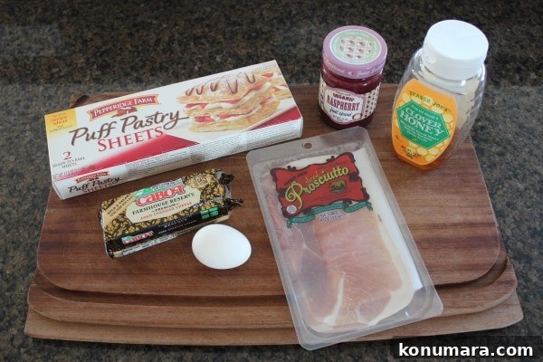 Puff Pastry Monte Cristo Ingredients