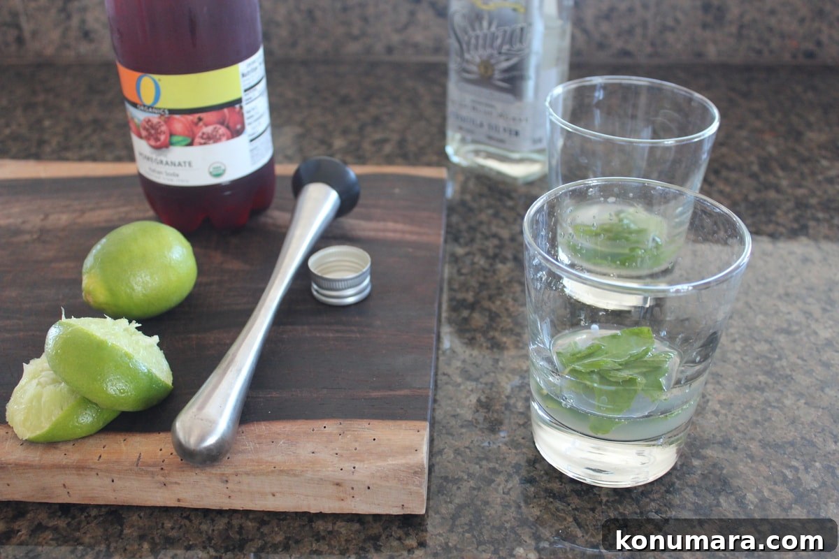 Pomegranate Mint Margarita Cocktail Recipe 4 Pomegranate Mint Margarita Recipe