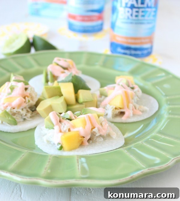 Jicama Crab Tacos Recipe