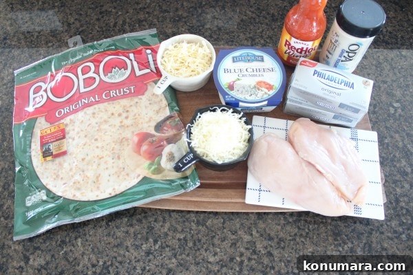 Buffalo Chicken Dip Pizza Recipe 3 Buffalo Chicken Dip Pizza Ingredients