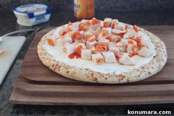 Buffalo Chicken Dip Pizza Recipe 6 Buffalo Chicken Dip Pizza Recipe