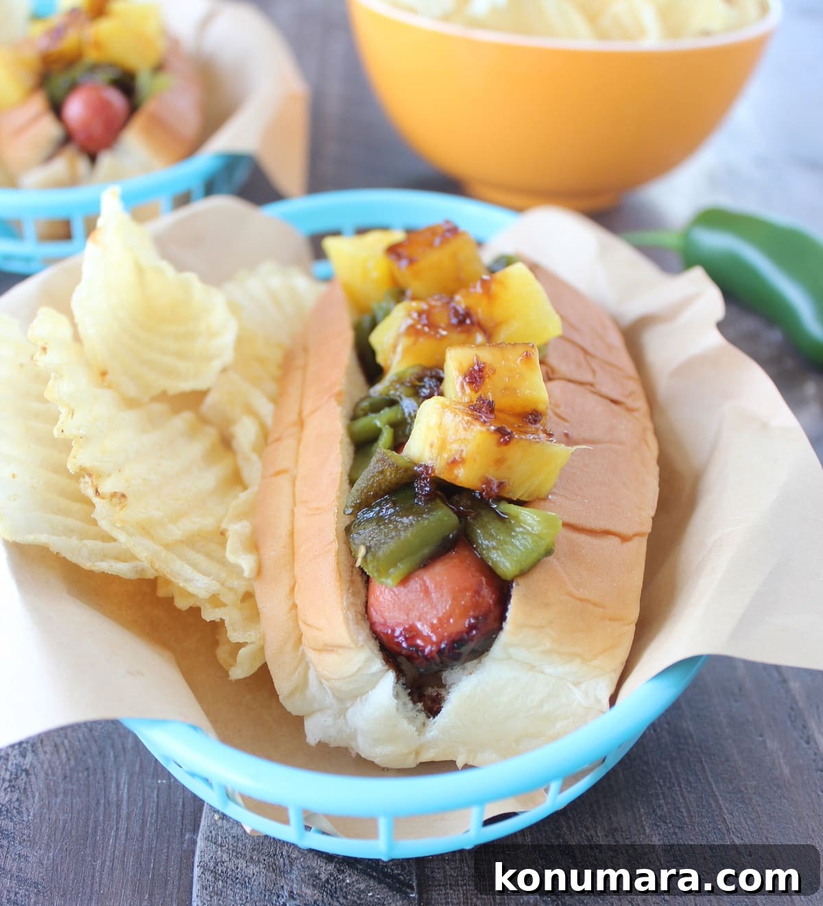 Grilled Teriyaki Pineapple Hot Dogs 2 Grilled Pineapple Teriyaki Hot Dog Recipe