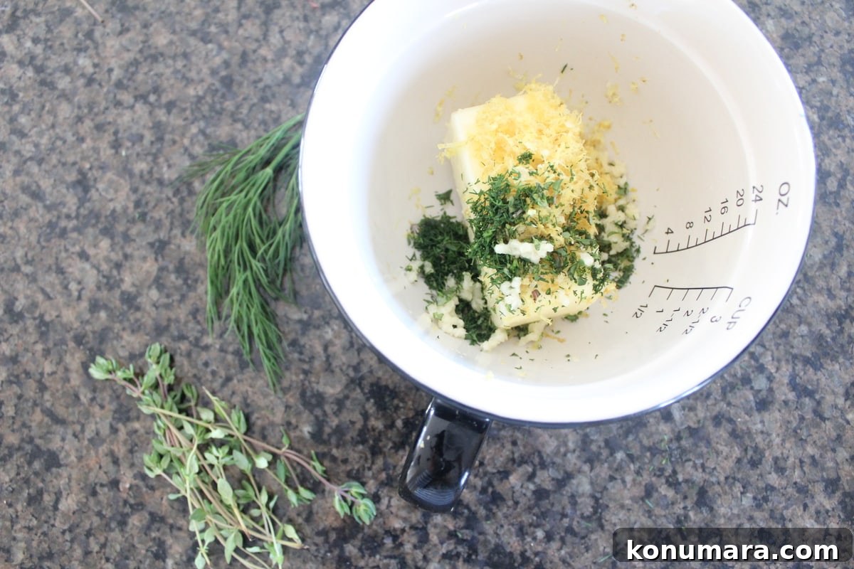 Grilled Blackened Salmon with Cajun Seasoning 5 Lemon Herb Compound Butter Recipe