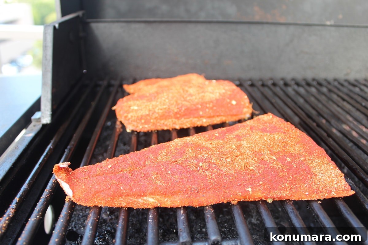 Grilled Blackened Salmon with Cajun Seasoning 7 Blackened Grilled Salmon Recipe