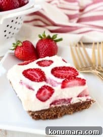 Frozen Strawberry Cheesecake Bars