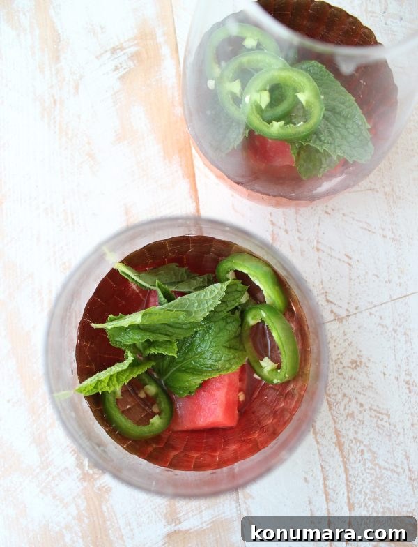 Watermelon Jalapeño Mojito Recipe: Sweet-Spicy Summer Cocktail 5 Watermelon Jalapeno Mojito Recipe