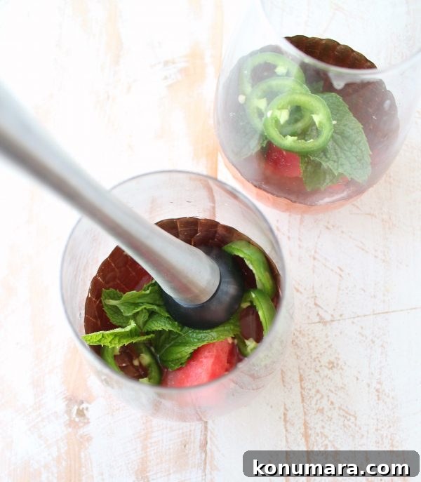 Watermelon Jalapeño Mojito Recipe: Sweet-Spicy Summer Cocktail 6 Watermelon Jalapeno Mojito Recipe