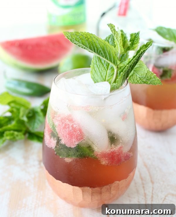 Watermelon Jalapeño Mojito Recipe: Sweet-Spicy Summer Cocktail 8 Watermelon Jalapeno Mojito Recipe