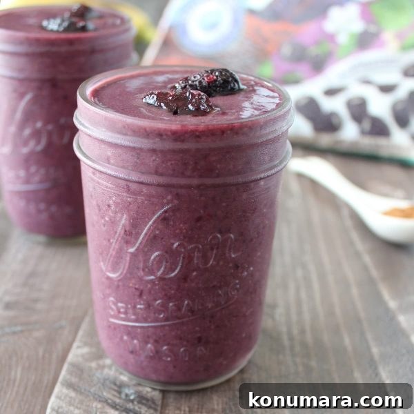 Creamy Acai Blackberry Smoothie Recipe 3 Acai Blackberry Smoothie Recipe