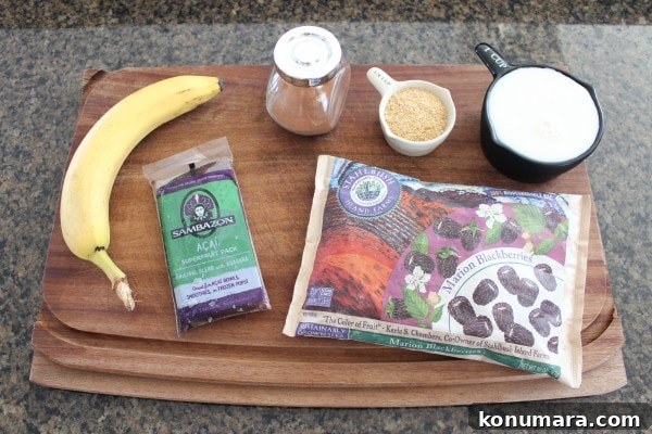 Creamy Acai Blackberry Smoothie Recipe 5 Acai Blackberry Smoothie Ingredients