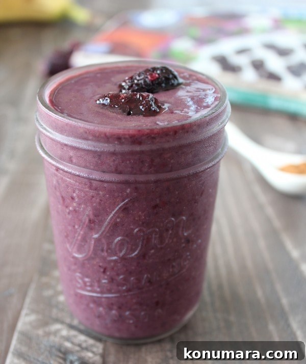 Creamy Acai Blackberry Smoothie Recipe 8 Blackberry Smoothie Recipe