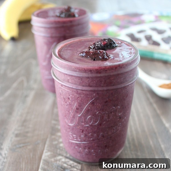 Creamy Acai Blackberry Smoothie Recipe 9 Blackberry Antioxidant Boosting Smoothie Recipe