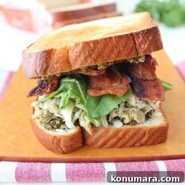 Pesto Bacon and Egg Breakfast Sandwich Recipe