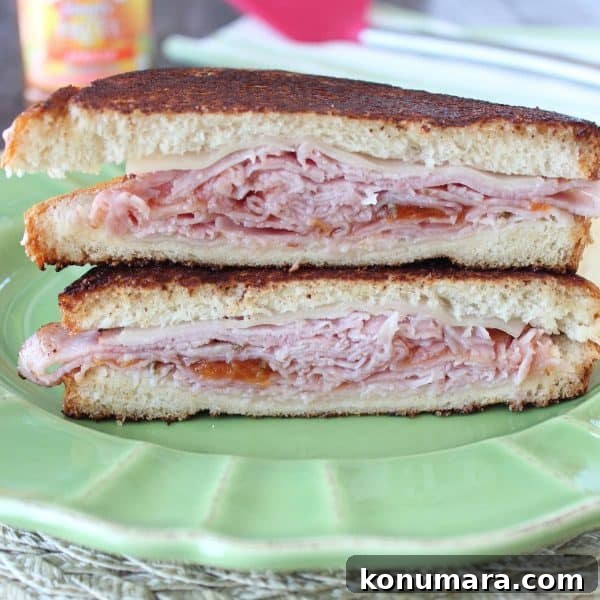 Apricot Ham and Cheese Sandwich Recipe
