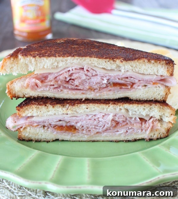 Apricot-Glazed Ham and Melted Cheese Sandwich Recipe 8 Hot Ham and Swiss Sandwich Recipe
