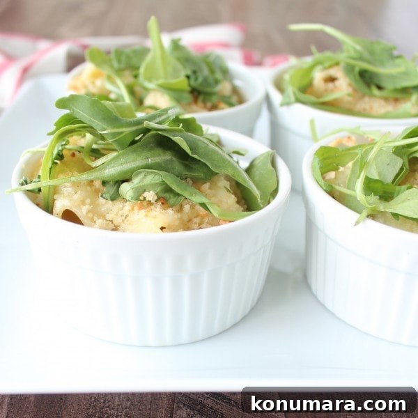 Baked Caesar Salad Pasta Cups