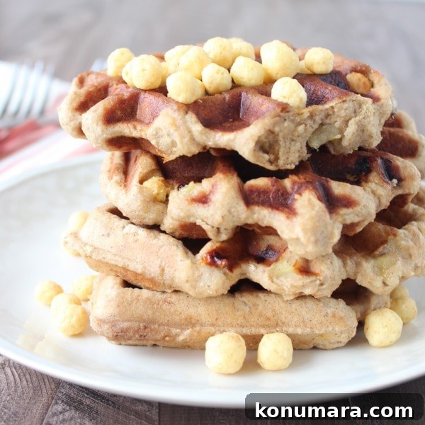 Crispy Peanut Butter Banana Gluten-Free Waffle Recipe 4 Gluten Free Peanut Butter Banana Waffles