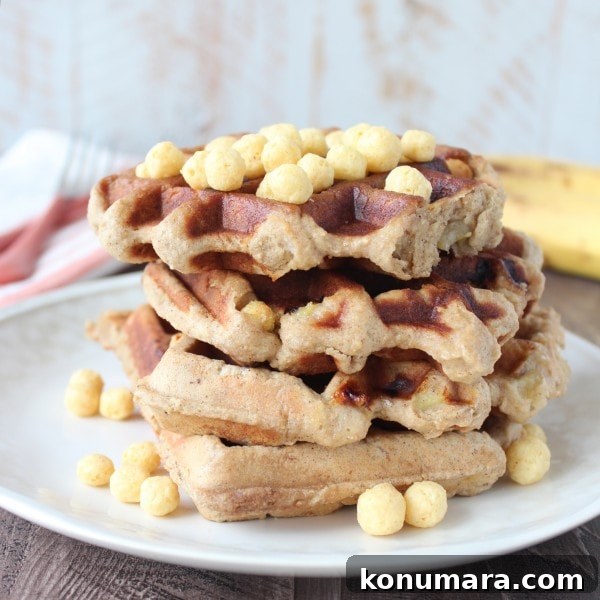 Crispy Peanut Butter Banana Gluten-Free Waffle Recipe 6 Gluten Free Peanut Butter Crunch Waffles