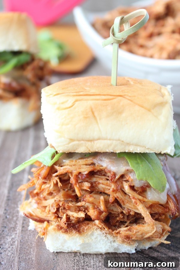 Smoky Chipotle-Maple Shredded Chicken Sliders Recipe 5 Slow Cooked Chipotle Maple Shredded Chicken Sliders