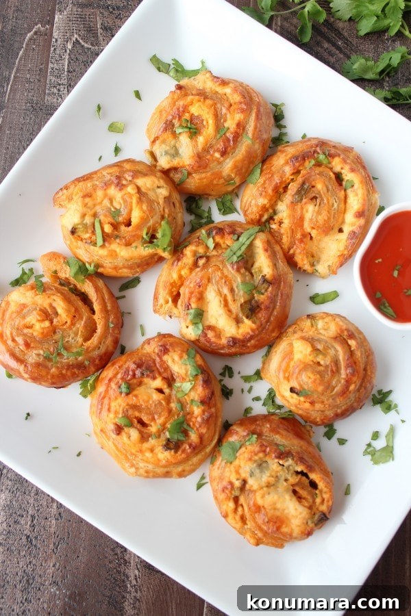 Buffalo Cheesy Puff Pastry Recipe