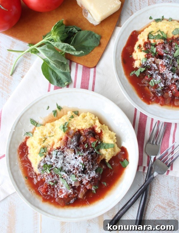 Slow Cooker Mushroom Ragu with Garlic and Herbs 2 Slow Cooked Vegetarian Mushroom Ragu Recipe