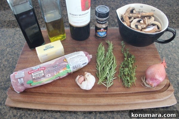 Herb Rubbed Pork Tenderloin Recipe Ingredients