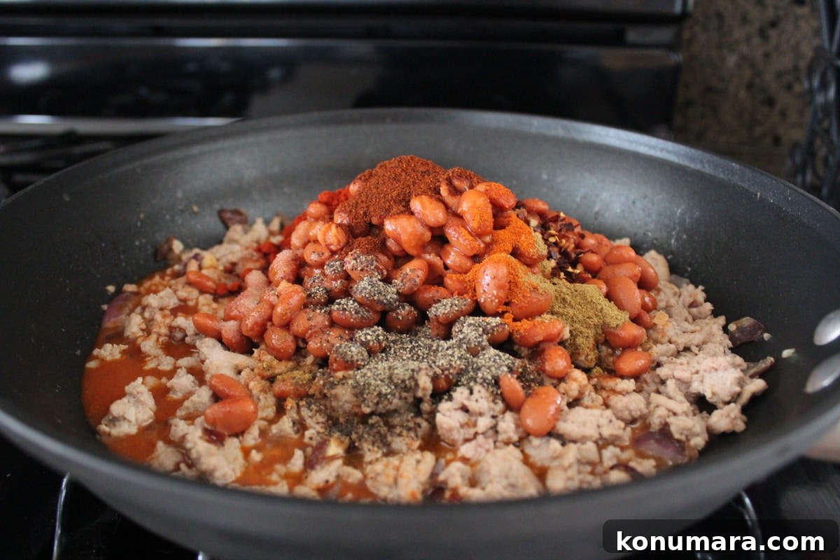 Turkey Chili Spaghetti Squash Recipe