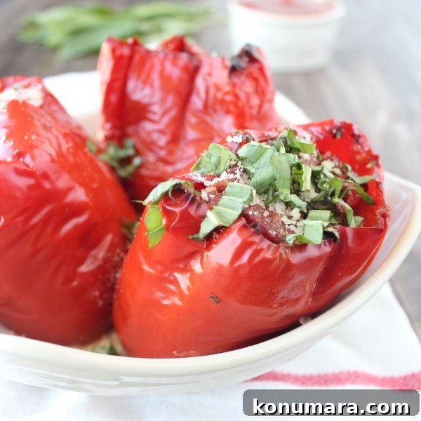 Slow Cooker Italian Stuffed Peppers Recipe 2 Slow Cooker Italian Stuffed Peppers