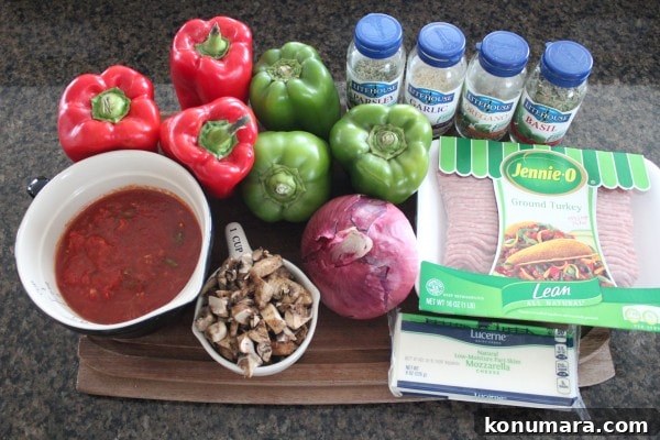 Slow Cooker Italian Stuffed Peppers Recipe 4 Slow Cooker Italian Stuffed Peppers Recipe Ingredients