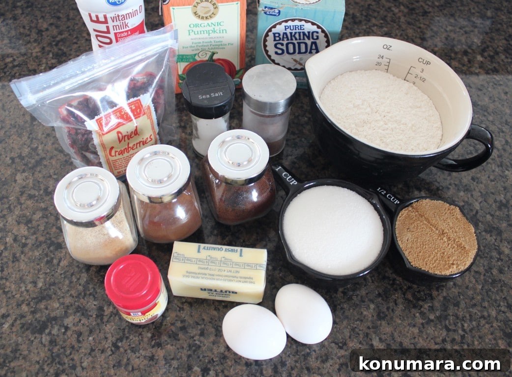 Cranberry Pumpkin Bread Recipe 3 Cranberry Pumpkin Bread Ingredients