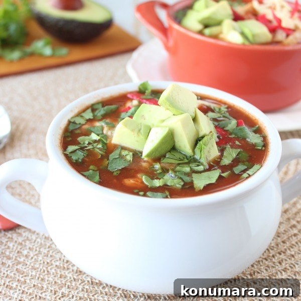 Crock Pot Chipotle Chicken Tortilla Soup Recipe