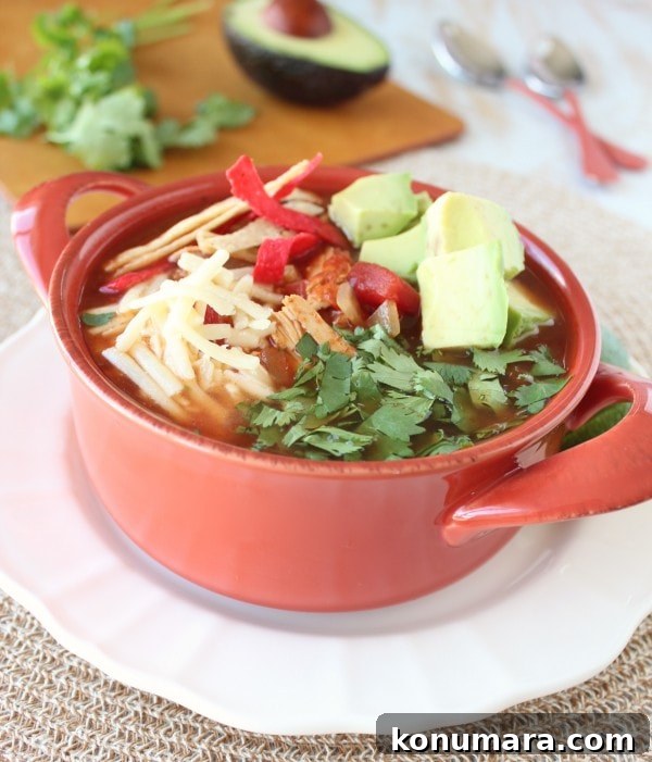 Crock Pot Chipotle Chicken Tortilla Soup Recipe