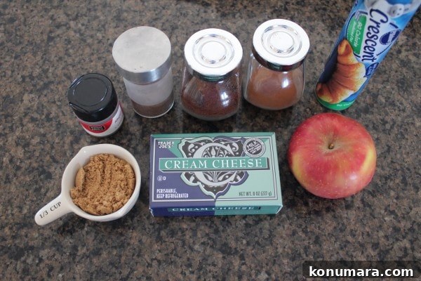 Apple Cinnamon Cream Cheese Danish Ingredients