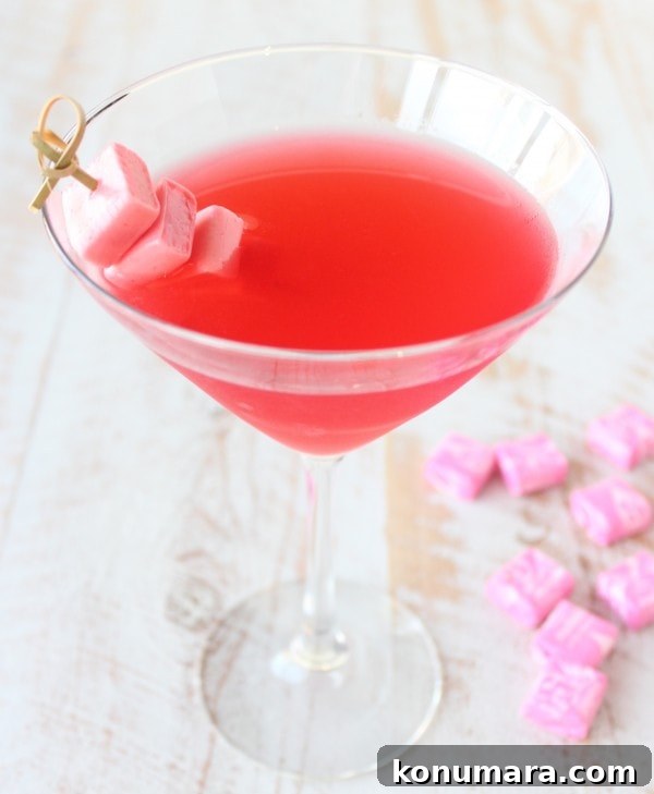 Pink Starburst Martini: Sweet Strawberry Vodka Cocktail 5 Pink Starburst Martini Recipe