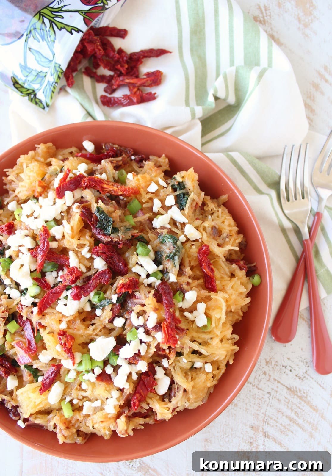 Roasted Mediterranean Spaghetti Squash with Tomatoes and Olives 2 Mediterranean Spaghetti Squash Recipe