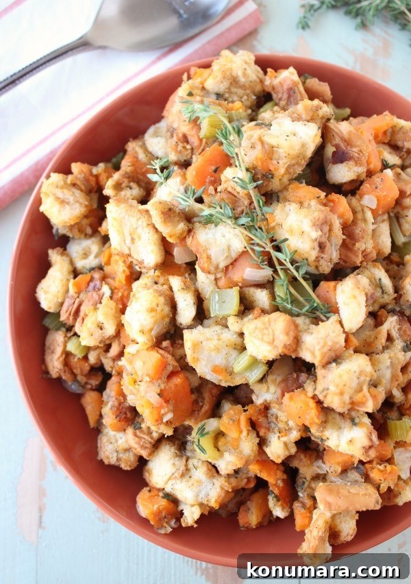 Slow Cooker Sweet Potato Stuffing Recipe