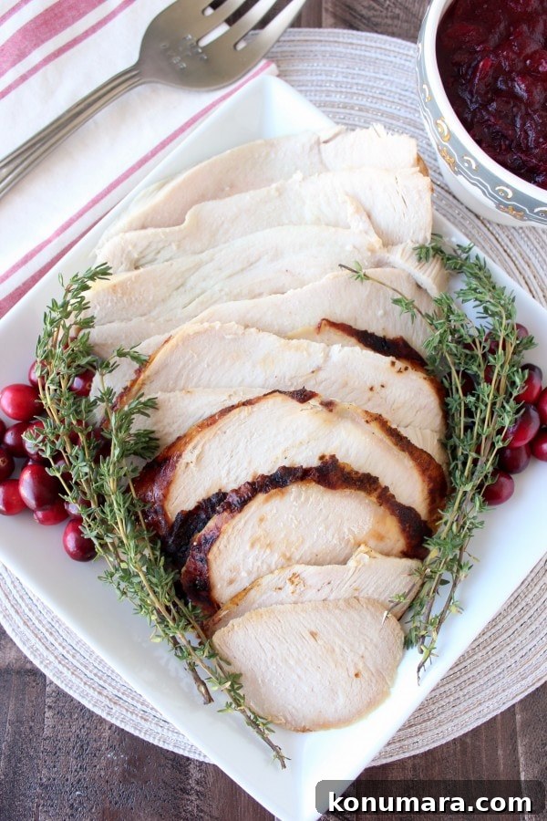 Oven Roasted Turkey with Cranberry Jalapeno Relish