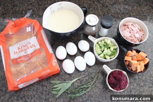 Leftover Turkey and Stuffing Breakfast Casserole 4 Thanksgiving Leftover Breakfast Casserole Ingredients