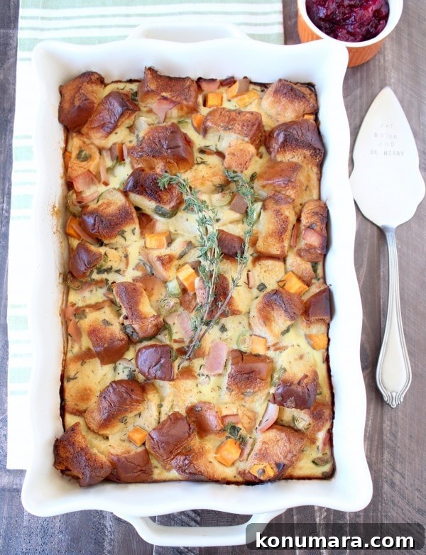 Leftover Turkey and Stuffing Breakfast Casserole 6 Thanksgiving Leftovers Breakfast Casserole