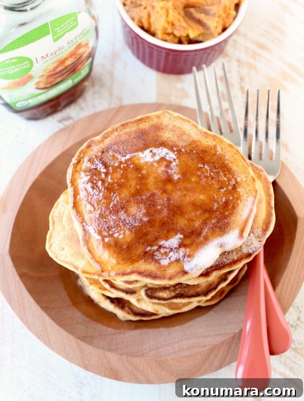 Crispy Sweet Potato Pancakes Recipe with Maple Syrup 3 Mashed Sweet Potato Pancakes