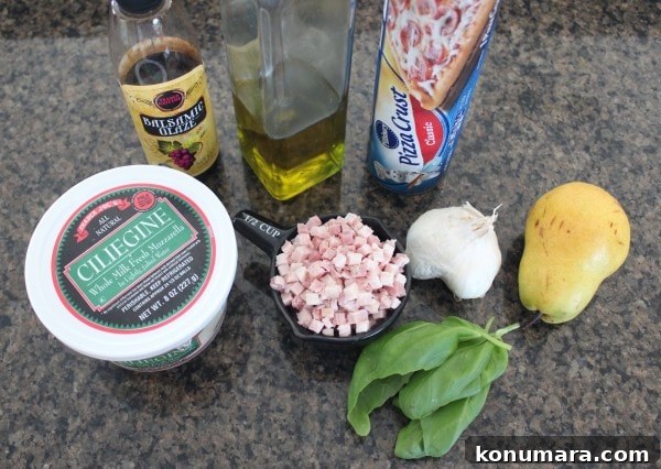 Pancetta and Pear Pizza Recipe 4 Pancetta Pear Pizza Recipe Ingredients