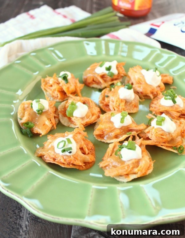 Mini Buffalo Chicken Tostadas Recipe