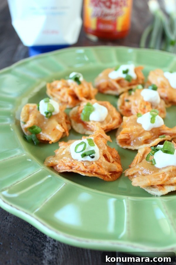 Mini Buffalo Chicken Tostadas Recipe