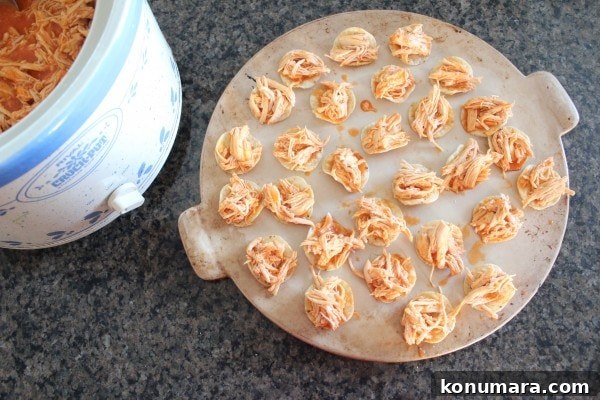 Mini Buffalo Chicken Tostadas Recipe