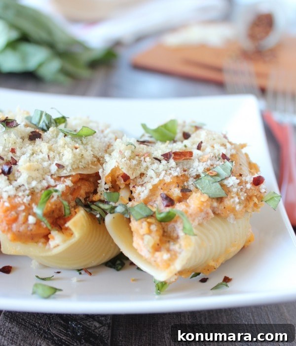 Baked Sweet Potato and Ricotta Stuffed Shells 2 Sweet Potato and Ricotta Stuffed Shells