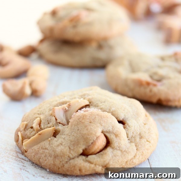 Salted Caramel Cashew Cookie Recipe