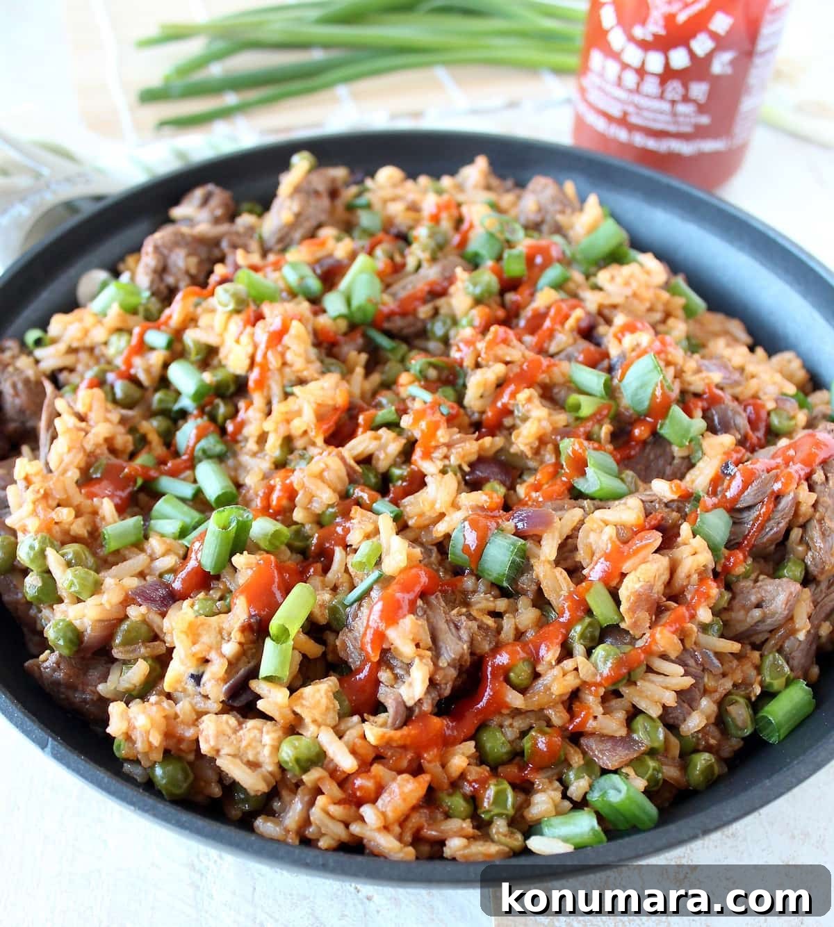 Sriracha Steak Fried Rice Recipe 2 Sriracha Steak Fried Rice Recipe