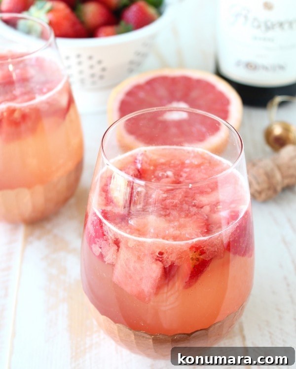 Sparkling Grapefruit Watermelon Sangria Recipe