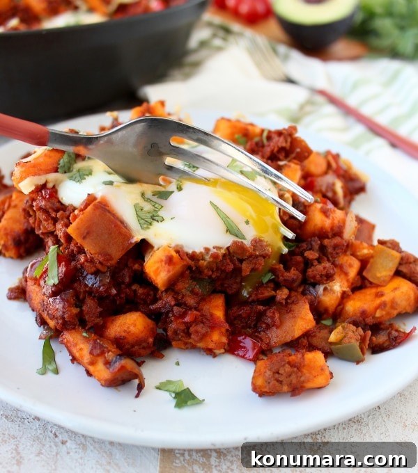 Mexican Sweet Potato Hash Recipe for Brunch 7 Mexican Sweet Potato Hash & Eggs